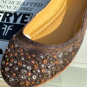Frye Carson Ballet Flat 9.5, Like New